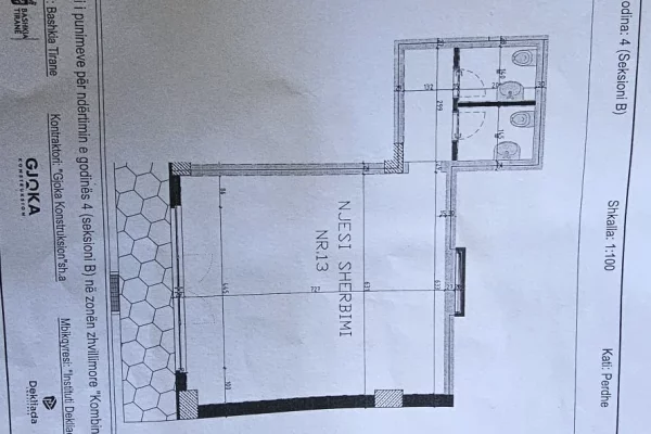 Ambient biznesi me qera 1+1 ne Tirane - 1,000 Euro