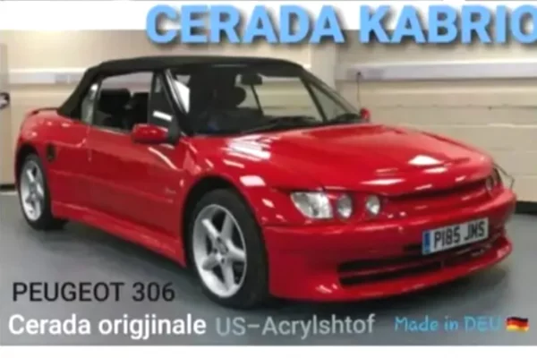 Mbulesë origjinale (ceradë) për Peugeot 306 Cabrio