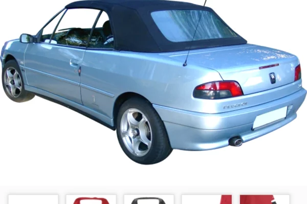 Mbulesë origjinale (ceradë) për Peugeot 306 Cabrio