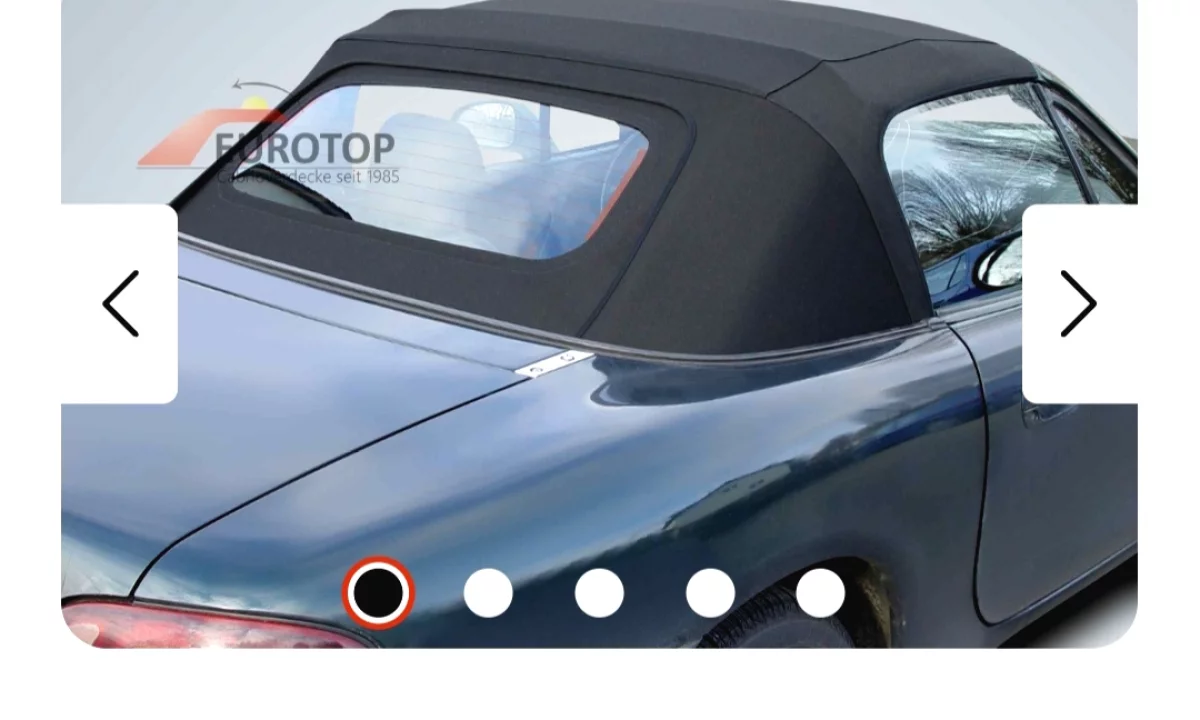 Mbulese kabrioleti (cerade) per Mazda MX5 Miata