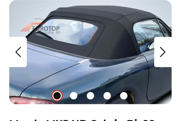 Mbulesë kabrioleti (ceradë) për Mazda MX5 Miata