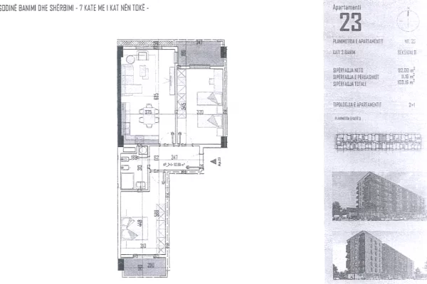 Shtepi ne shitje 2+1 ne Tirane - 110,000 Euro
