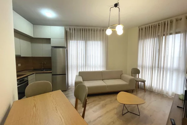 Shtepi me qera Apartament ne Tirane, 1+1, Mobilimi E mobiluar, Pagesa 60,000  Leke.