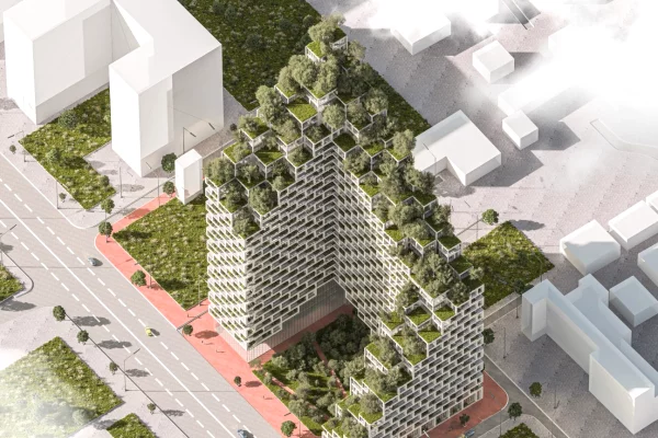 Shitet Apartament 1+1 te Rezidenca Lion Park 2 prane Zogut te Zi.