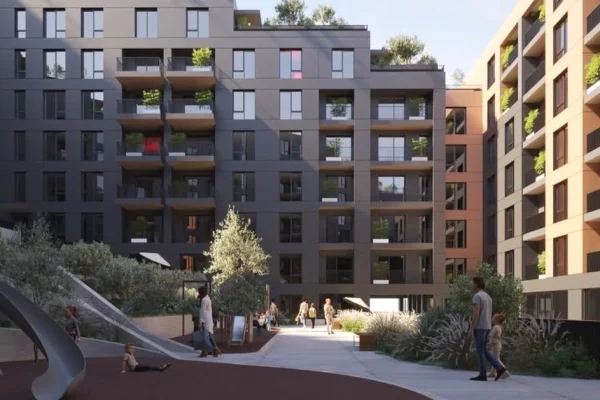 Shitet apartament 2+1+2 tualete & depo Diellon 2