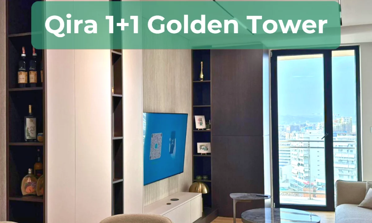 Shtepi me qera Apartament ne Tirane, 1+1, Mobilimi E mobiluar, Pagesa 1,200  Euro.