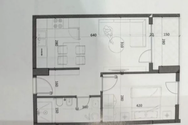 Apartment for sale in Tirana 1+1, Emty