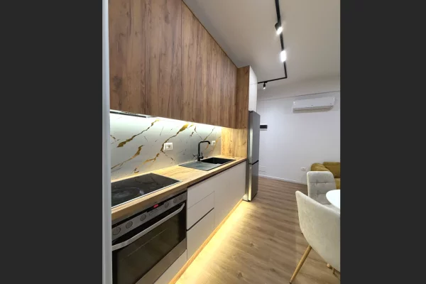 Shtepi me qera Apartament ne Tirane, 1+1, Mobilimi E mobiluar, Pagesa 40,000  Leke.