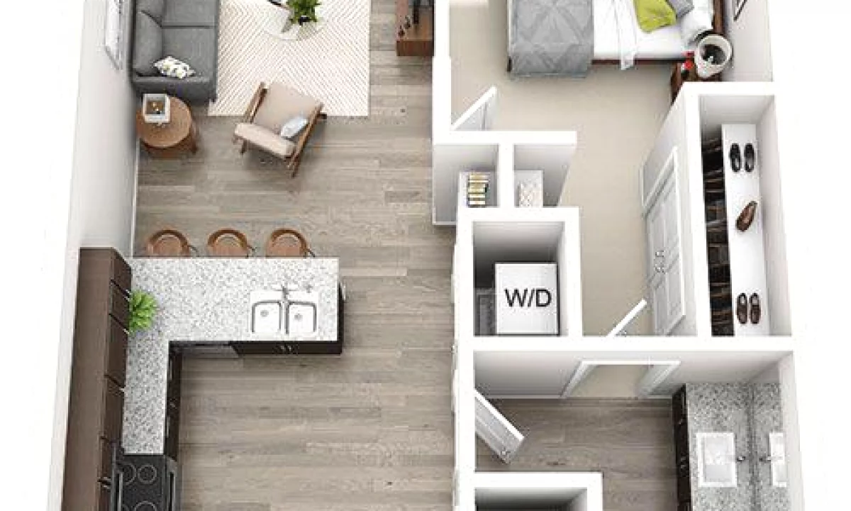 Shtepi ne shitje Apartament ne Tirane, 1+1, Mobilimi Bosh, pa mobiluar, Pagesa 63,000  Euro.