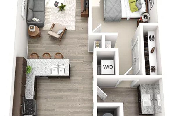 Paskuqan, Shitet apartament 1+1 (pagese me keste)