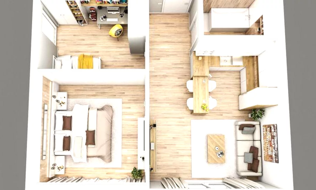 Shtepi ne shitje Apartament ne Tirane, 2+1, Mobilimi Bosh, pa mobiluar, Pagesa 120,000  Euro.