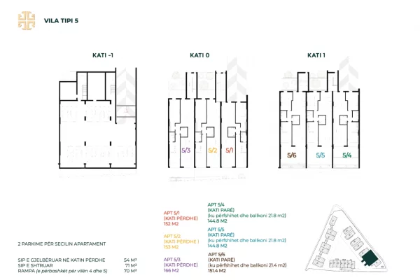 Apartment for sale in Tirana 2+1, Emty