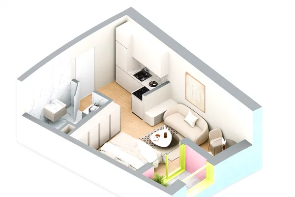 Shtepi ne shitje Garsoniere ne Tirane - 68,000 Euro