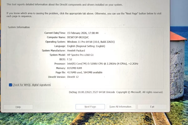 SUPER OKAZIONNNN 🔥🔥🔥Tirane, Shitet Laptop Hp Spectre pro 256Gb NVME