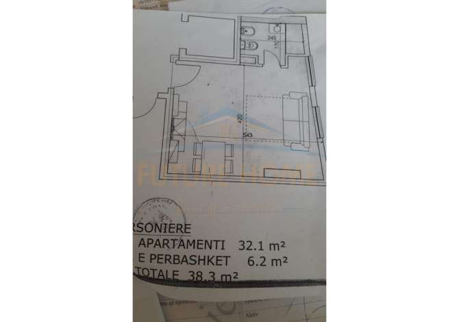 Shtepi ne shitje Garsoniere ne Tirane - 55,000 Euro