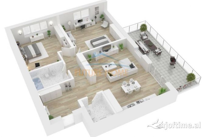 Shtepi ne shitje 2+1 ne Tirane - 264,000 Euro