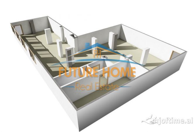 Ambient biznesi me qera 2+1 ne Tirane - 1,100 Euro