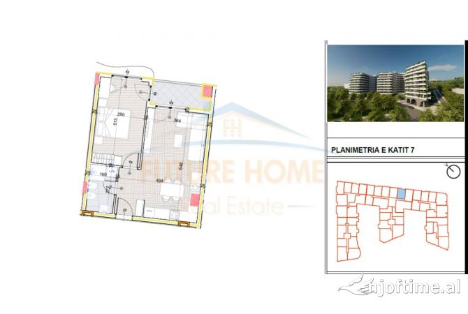 Shtepi ne shitje 1+1 ne Tirane - 72,800 Euro