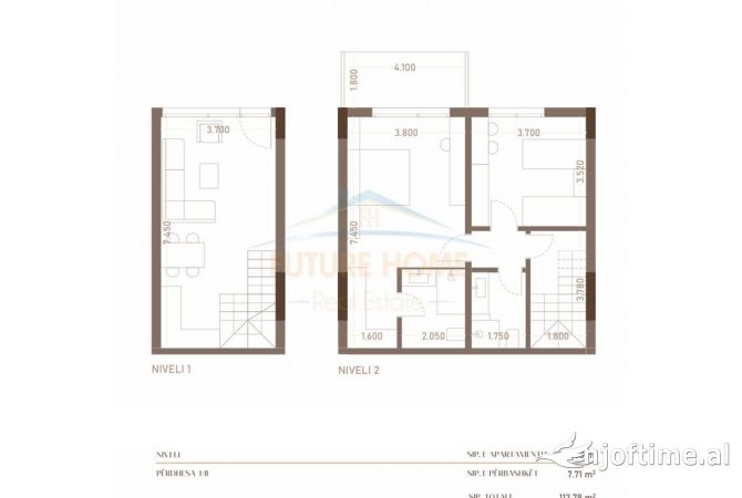 Shtepi ne shitje 2+1 ne Durres - 124,069 Euro