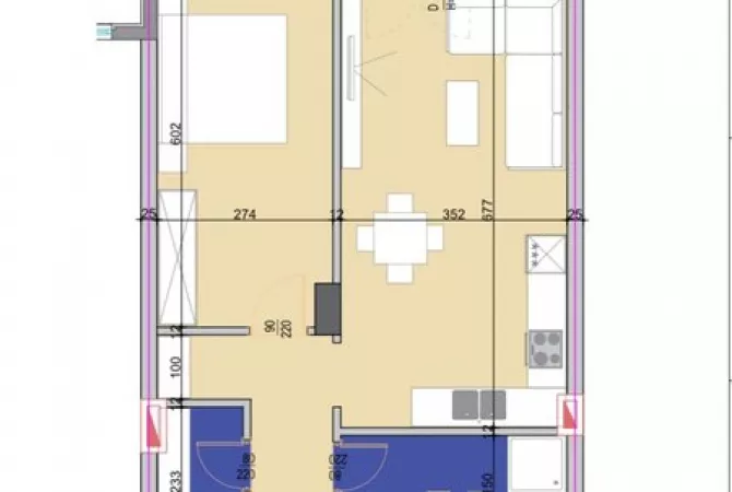 Shtepi ne shitje 1+1 ne Tirane - 152,000 Euro