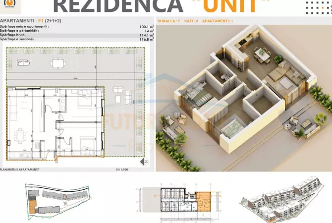 Shtepi ne shitje 2+1 ne Tirane - 321,370 Euro