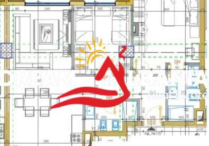 Shtepi ne shitje Apartament ne Tirane, 2+1, Mobilimi Bosh, pa mobiluar, Pagesa 148,000  Euro.