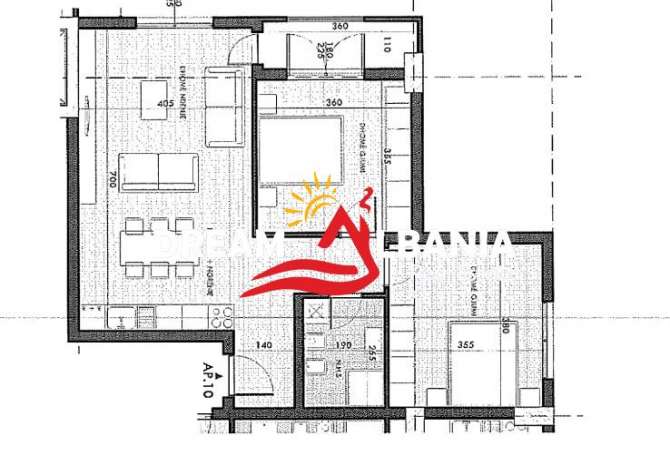 Shtepi ne shitje 2+1 ne Tirane - 101,000 Euro