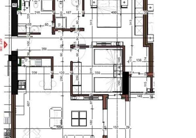 Shtepi ne shitje Apartament ne Tirane, 2+1, Mobilimi Bosh, pa mobiluar, Pagesa 157,000  Euro.