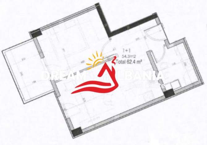 Shtepi ne shitje Apartament ne Tirane, 1+1, Mobilimi E mobiluar, Pagesa 115,500  Euro.