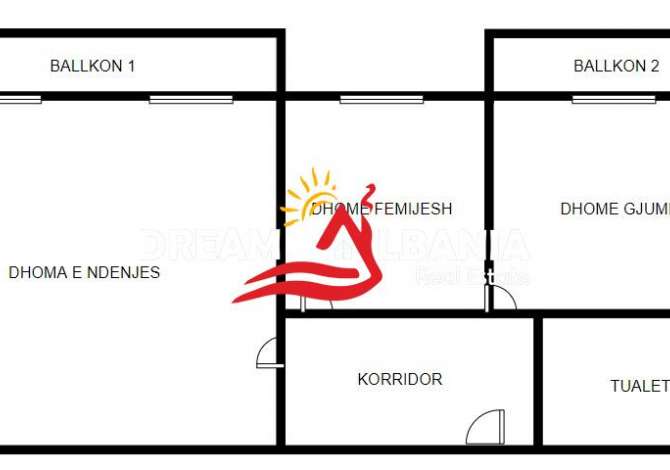 Shtepi ne shitje  ne Tirane, 2+1, Mobilimi E mobiluar, Pagesa 74,000  Euro.