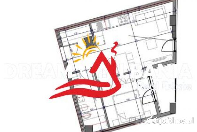 Shtepi ne shitje 1+1 ne Tirane - 137,000 Euro