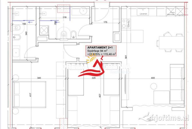 Shtepi ne shitje 2+1 ne Tirane - 173,190 Euro