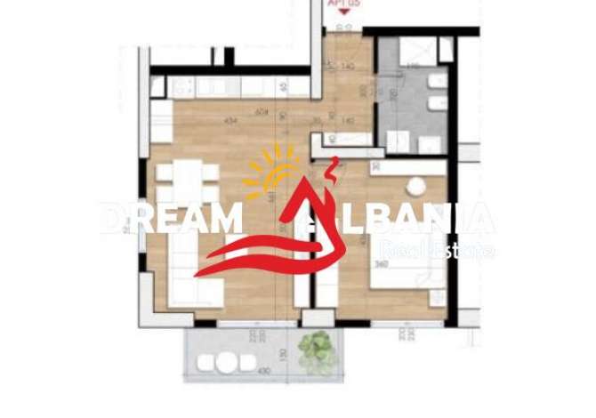 Shtepi ne shitje 1+1 ne Tirane - 103,000 Euro