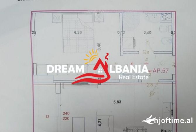 Shtepi ne shitje 1+1 ne Tirane - 87,637 Euro