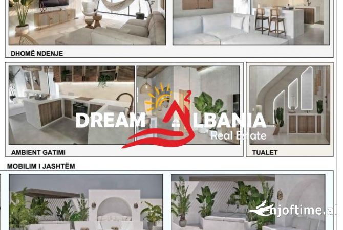 Luxury villas for sale in Himara 3+1, Emty