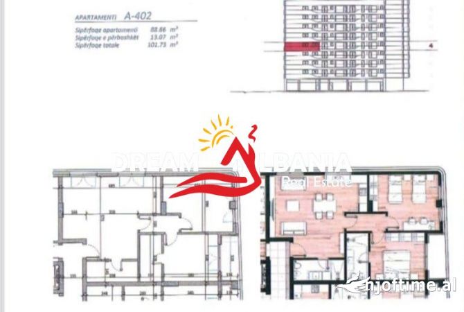 Shtepi ne shitje 2+1 ne Tirane - 155,000 Euro