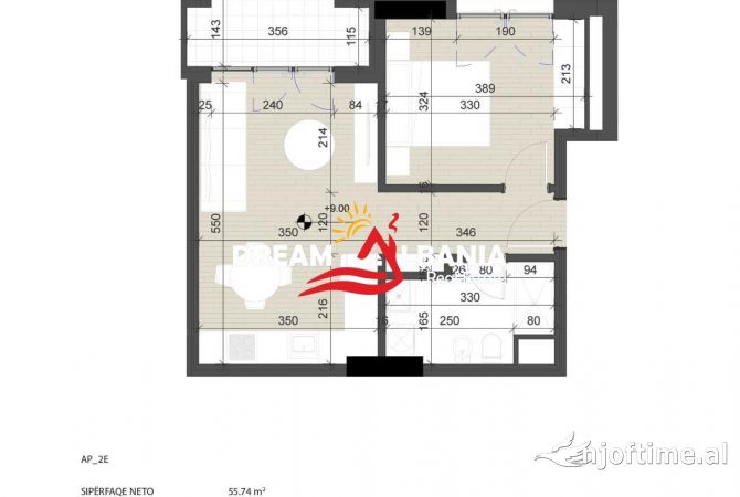 Shtepi ne shitje 1+1 ne Tirane - 170,872 Euro