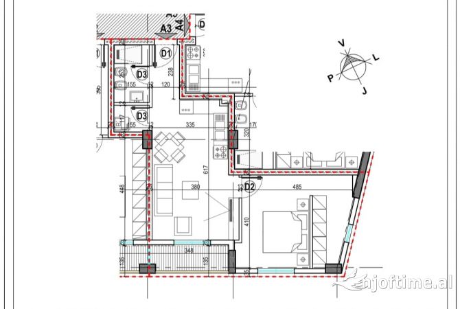 Shtepi ne shitje 1+1 ne Tirane - 134,016 Euro