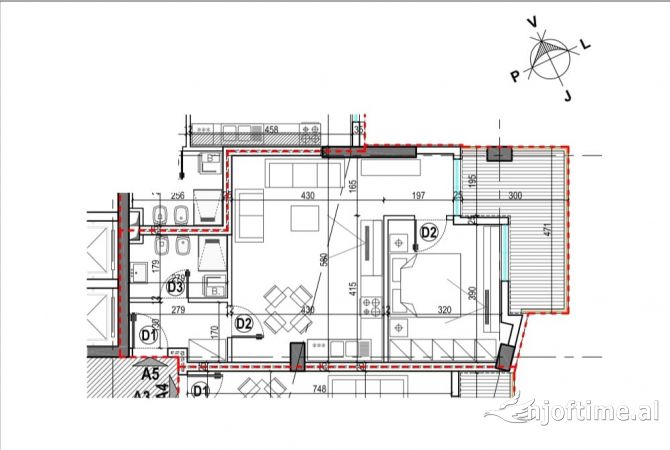 Shtepi ne shitje 1+1 ne Tirane - 134,016 Euro