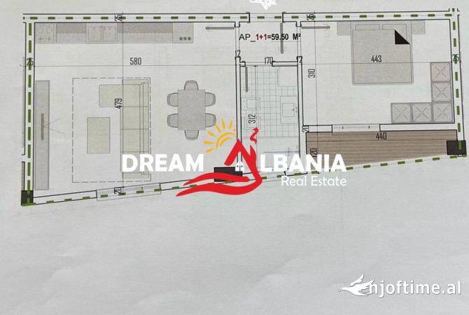 Shtepi ne shitje 1+1 ne Tirane - 70,000 Euro