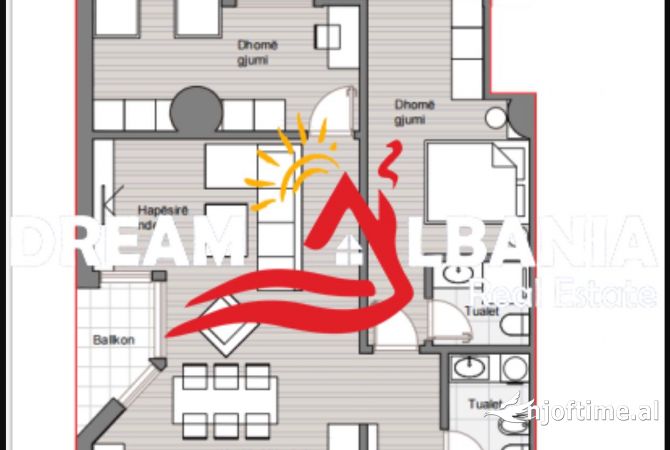 Shtepi ne shitje 2+1 ne Tirane - 329,000 Euro