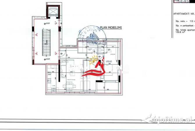 Shtepi ne shitje 2+1 ne Tirane - 209,280 Euro