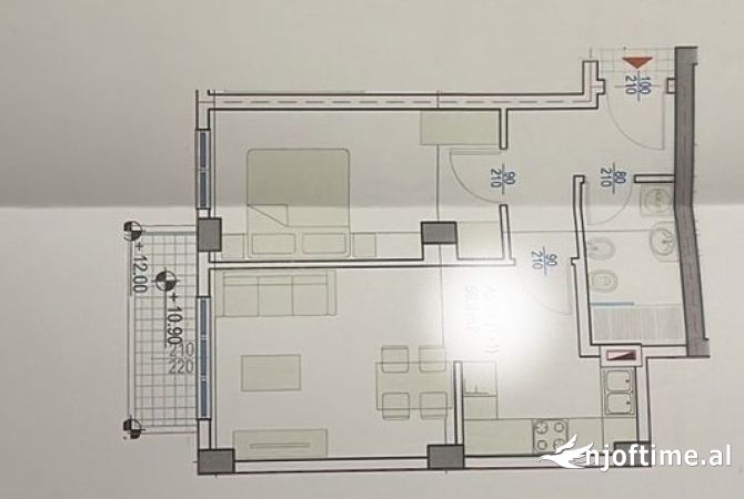 Shtepi ne shitje 1+1 ne Tirane - 248,150 Euro