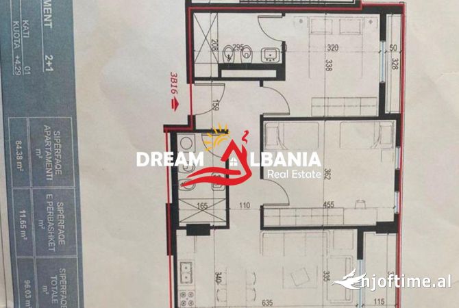 Shtepi ne shitje 2+1 ne Tirane - 92,000 Euro