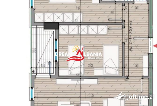 Shtepi ne shitje 2+1 ne Tirane - 87,550 Euro