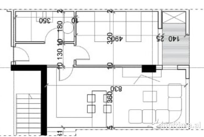 Shtepi ne shitje 1+1 ne Tirane - 152,950 Euro