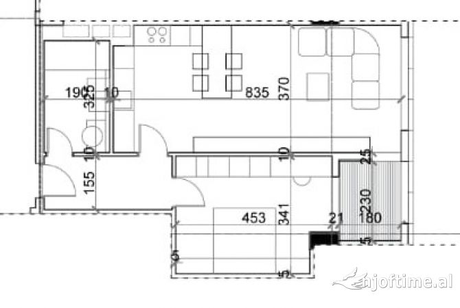 Shtepi ne shitje 1+1 ne Tirane - 152,950 Euro