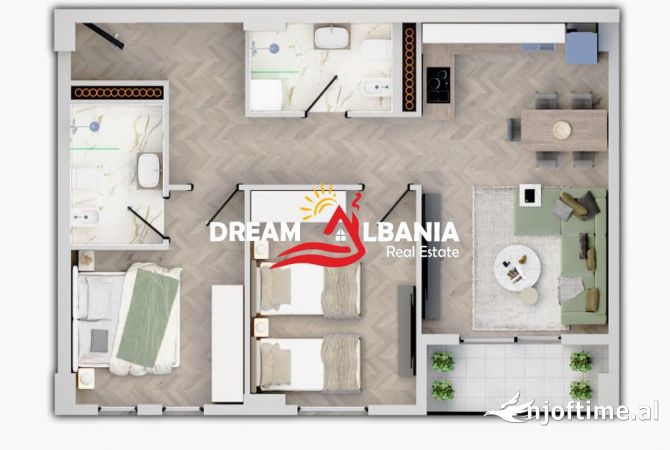 Shtepi ne shitje 2+1 ne Tirane - 94,700 Euro