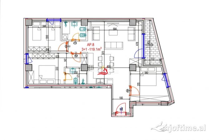 Shtepi ne shitje 3+1 ne Tirane - 204,400 Euro