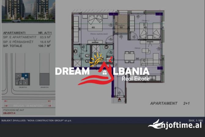 Casa in vendita 2+1 a Tirana - 109,650 Euro